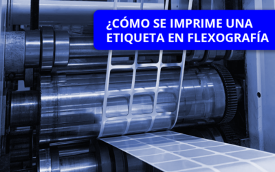 ¿Cómo se imprime una etiqueta flexográfica?
