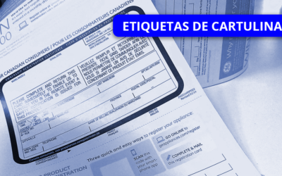 2 tipos de cartulina para etiquetas
