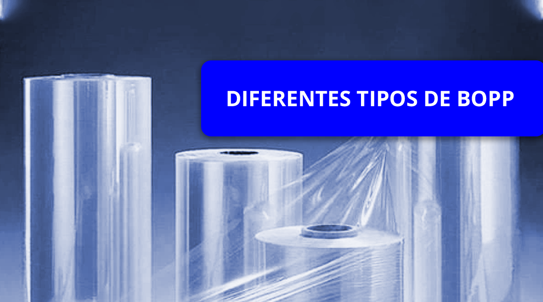 Variedad de materiales BOPP o polipropileno biorientado