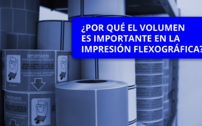 ¿Por qué el volumen es importante en la impresión flexográfica?