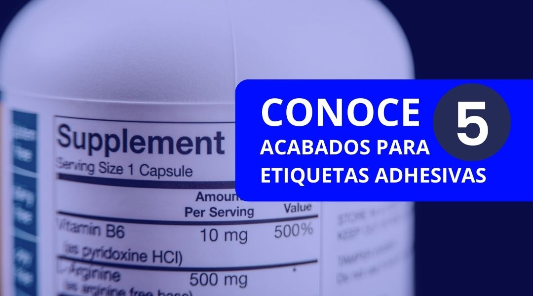 Acabados de las etiquetas adhesivas