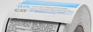 marca de precorte en las etiquetas adhesivas